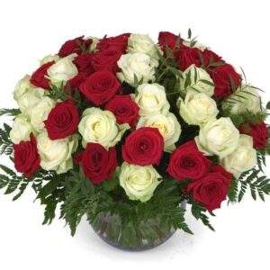 Classic Red & White Basket