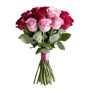 Red & Pink Roses Bouquet