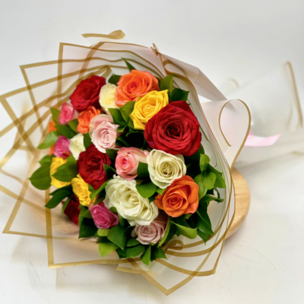 Mixed Roses Bouquet - Image 2