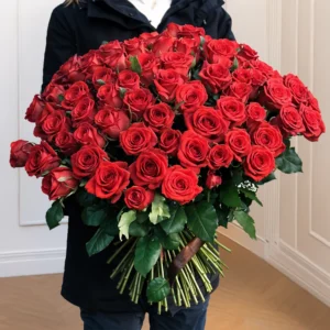 100 Red Roses Grande Bouquet