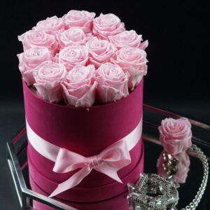 Pink Bloom Round Box