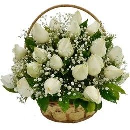 White Whisper Basket