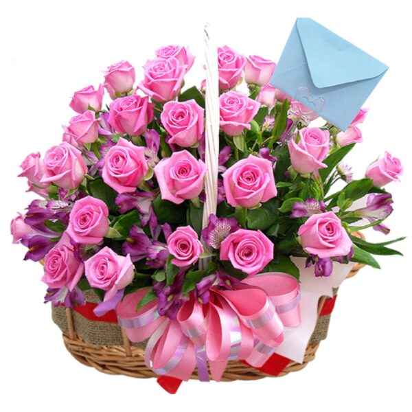 Bloom in Pink Basket