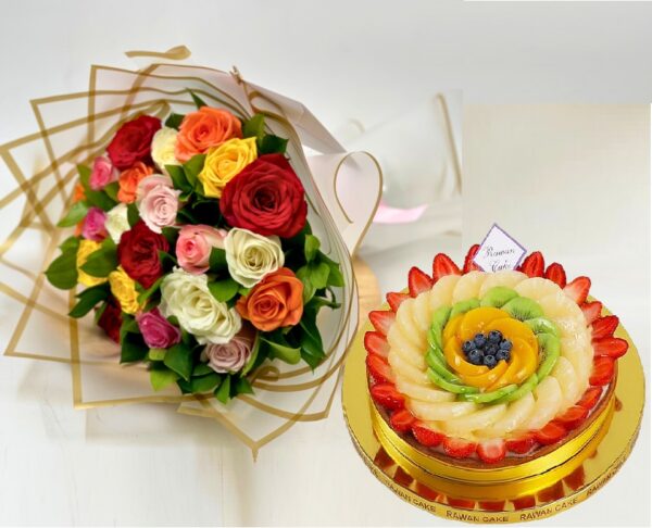 Roses & Fruit Tart