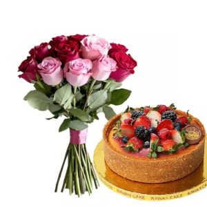 Roses & Berries Cheesecake
