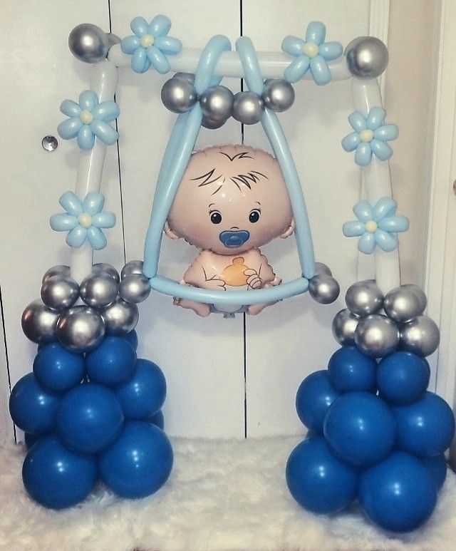 Baby Boy Premium Balloons 1 Baby Boy Premium Balloons