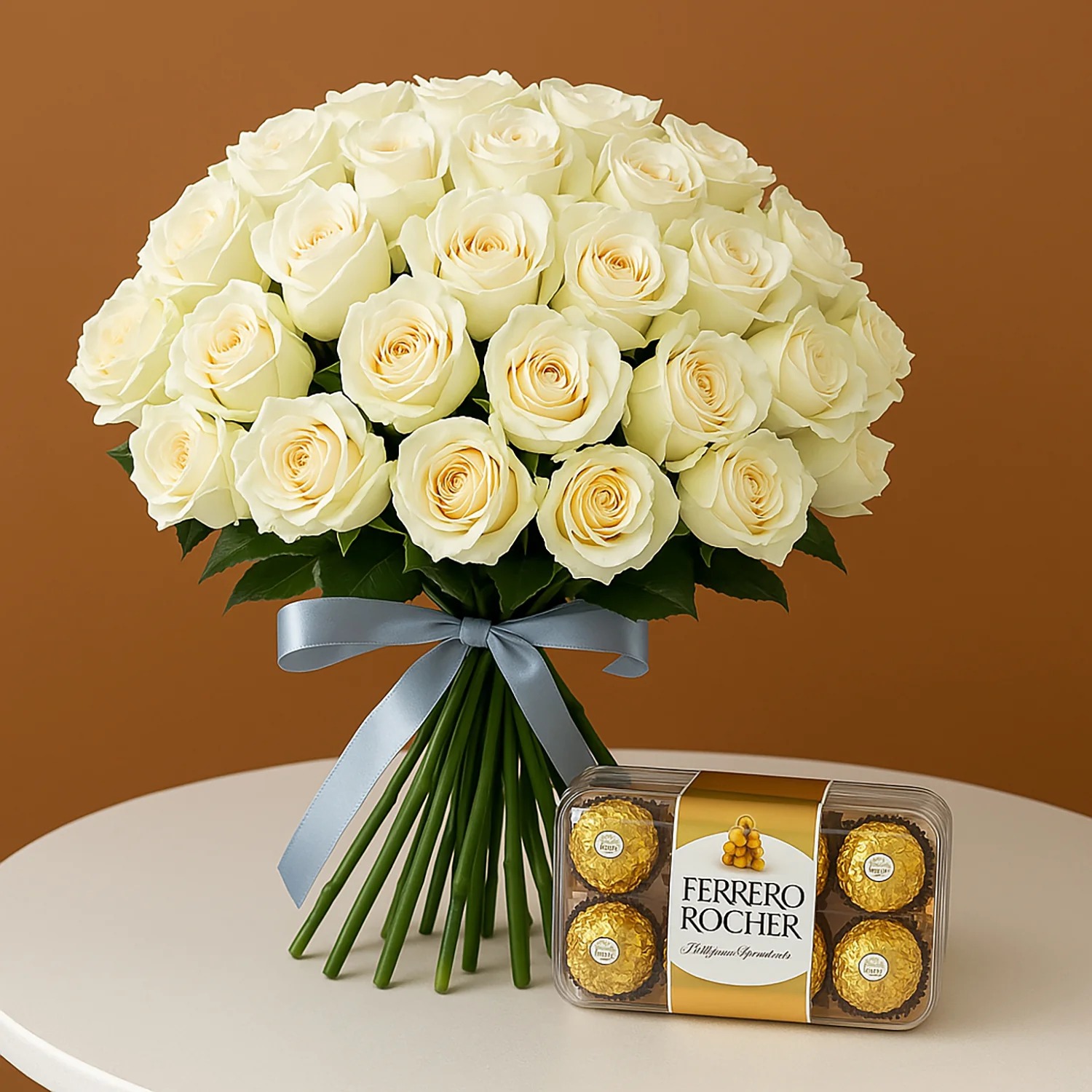 hearts in white Flowers in Amman | Affordable Bouquets - WowWard ورد وهدايا عمان
