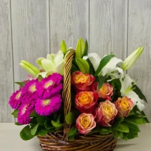 Mixed Blossom Basket