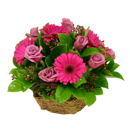 Blush Blossom Basket