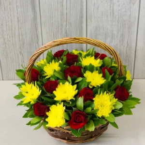 Crimson Sunshine Basket