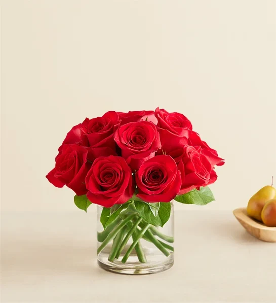 Crimson Elegance Vase Amman | WowWard Flower & Gift Delivery