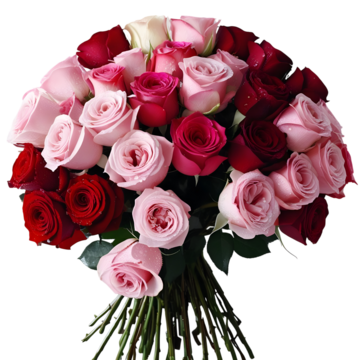 2-3.png Red & Pink Roses Bouquet