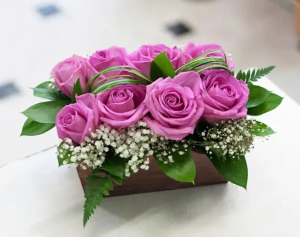 Blush Rose Box | Flower & Gift Delivery in Amman, Jordan – WowWard (Photo 4)