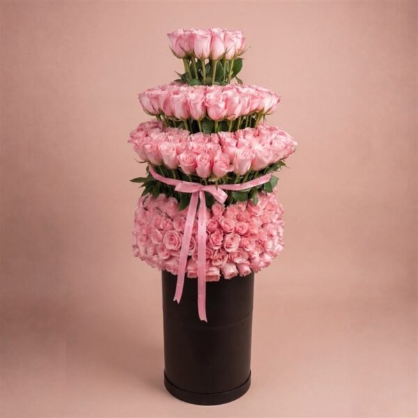 Blush Rose Royal Box Amman | WowWard Flower & Gift Delivery