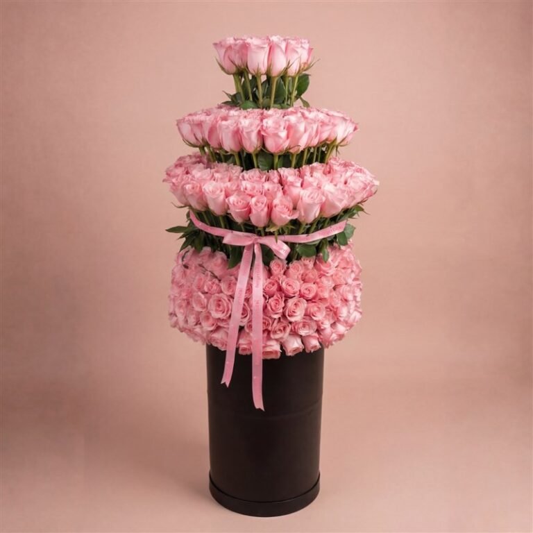 Blush Rose Royal Box Amman | WowWard Flower & Gift Delivery