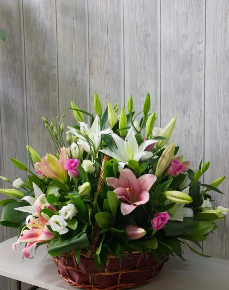 Royal Lily Basket Amman | WowWard Flower & Gift Delivery