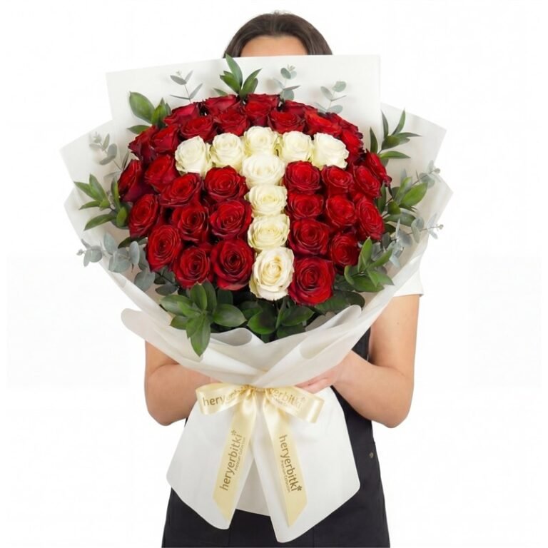 Love Initial Rose Amman | WowWard Flower & Gift Delivery