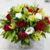 Crimson White Elegance | Flower & Gift Delivery in Amman, Jordan – WowWard (Photo 2)