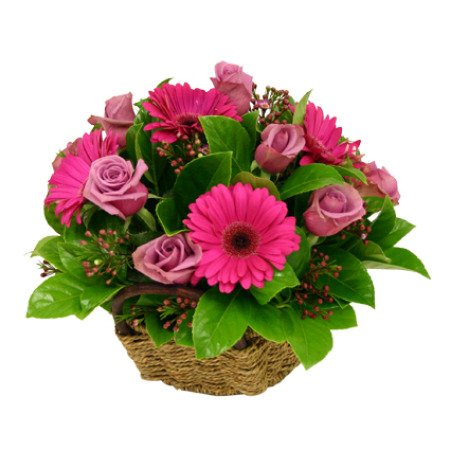 45.jpg Blush Blossom Basket