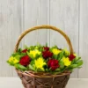 Crimson Sunshine Basket | Flower & Gift Delivery in Amman, Jordan – WowWard (Photo 2)