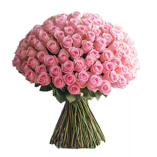 7-4.webp 100 Pink Roses Bouquet