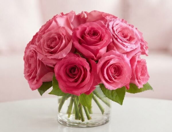 Blush Elegance Vase