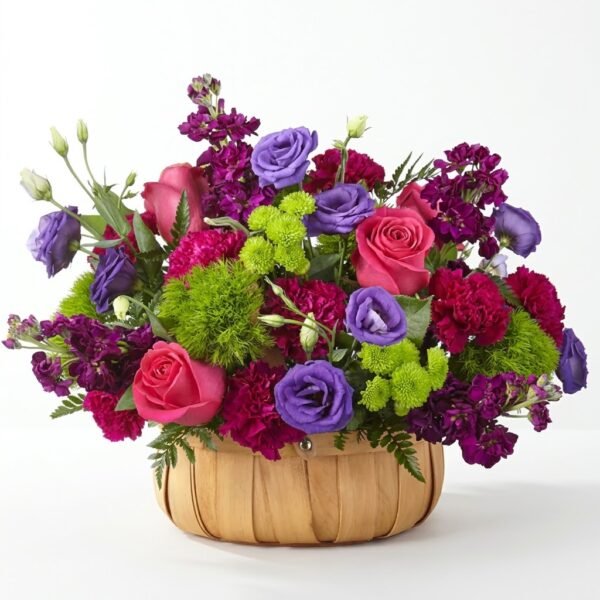 Colorful Bloom Basket Colorful Bloom Basket