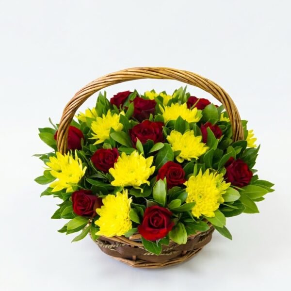 Crimson Sunshine Basket Crimson Sunshine Basket