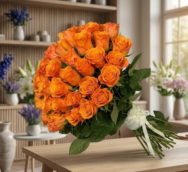 Orange Roses Bouquet 2 Orange Roses Bouquet