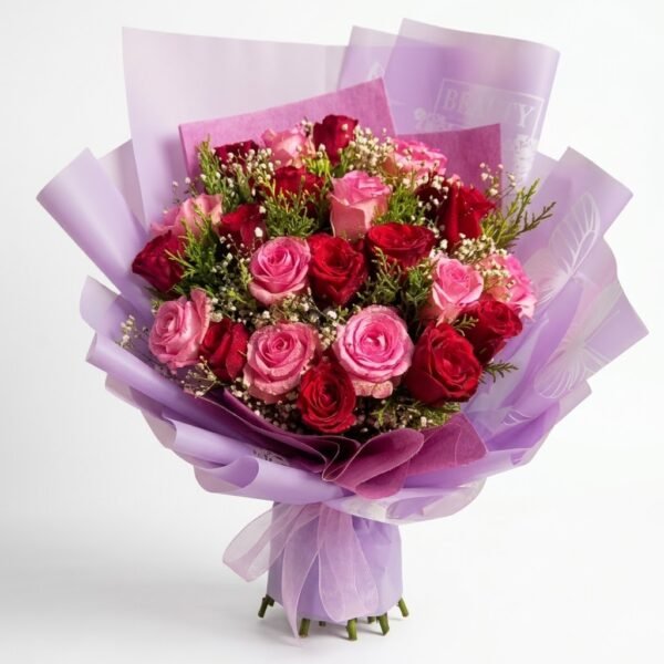 Red & Pink Rose Bouquet Red & Pink Rose Bouquet