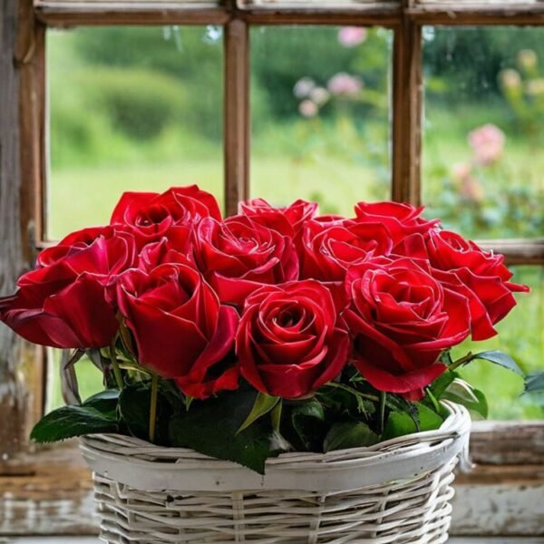 red-mini-basket.jpg Red Mini Basket Amman | WowWard Flower & Gift Delivery