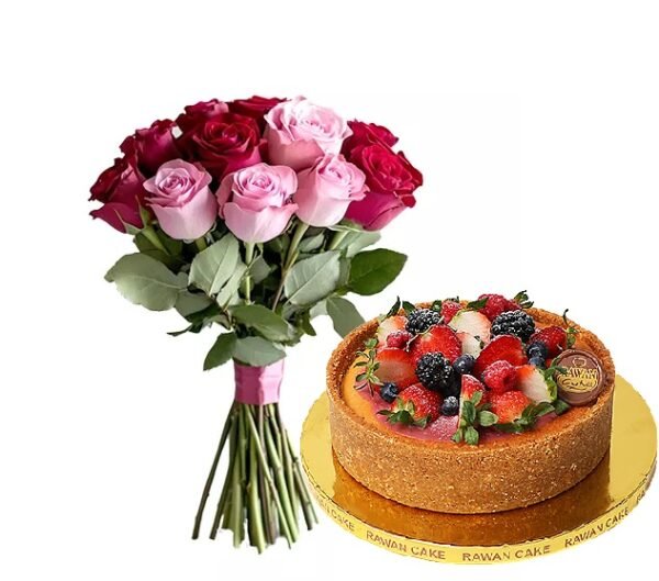 roses-berries-baked-cheesecake.jpg Roses & Berries Cheesecake