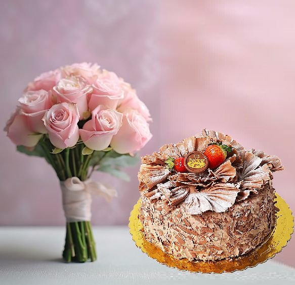 roses-black-forest-chocolate-chips-cake.jpg Roses & Black Forest Chocolate-Chips Cake