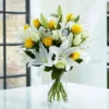 sunshine-lilies-vase Sunshine Lilies