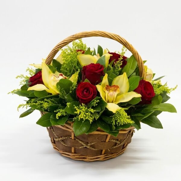 Crimson Lily Basket Crimson Lily Basket